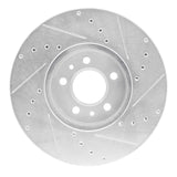 R1 Concepts 1998-2002 Ford Crown Victoria Front Left Drilled & Slotted Silver Brake Rotor by R1 Concepts 631-56016L