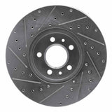 R1 Concepts 1998-2002 Ford Crown Victoria Front Right Drilled & Slotted Silver Brake Rotor by R1 Concepts 631-56016R