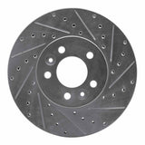 R1 Concepts 1998-2002 Ford Crown Victoria Front Right Drilled & Slotted Silver Brake Rotor by R1 Concepts 631-56016R