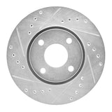 R1 Concepts 1998-2004 Ford Contour Front Left Drilled & Slotted Silver Brake Rotor by R1 Concepts 631-56017L