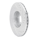 R1 Concepts 1998-2004 Ford Contour Front Left Drilled & Slotted Silver Brake Rotor by R1 Concepts 631-56017L