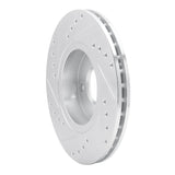R1 Concepts 1998-2004 Ford Contour Front Right Drilled & Slotted Silver Brake Rotor by R1 Concepts 631-56017R
