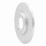 R1 Concepts 1963-1986 Ford Cortina Front Right Drilled & Slotted Silver Brake Rotor by R1 Concepts 631-56018R