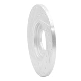 R1 Concepts 1963-1986 Ford Cortina Front Right Drilled & Slotted Silver Brake Rotor by R1 Concepts 631-56018R