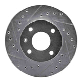 R1 Concepts 1985-1989 Merkur XR4TI Front Left Drilled & Slotted Silver Brake Rotor by R1 Concepts 631-57000L