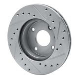 R1 Concepts 1985-1989 Merkur XR4TI Front Left Drilled & Slotted Silver Brake Rotor by R1 Concepts 631-57000L