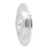 R1 Concepts 1986-1989 Acura Integra Rear Left Drilled & Slotted Silver Brake Rotor by R1 Concepts 631-58000L