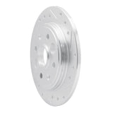 R1 Concepts 1986-1989 Acura Integra Rear Right Drilled & Slotted Silver Brake Rotor by R1 Concepts 631-58000R