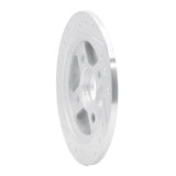 R1 Concepts 1986-1989 Acura Integra Rear Right Drilled & Slotted Silver Brake Rotor by R1 Concepts 631-58000R