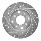 R1 Concepts 1986-1987 Acura Legend Front Left Drilled & Slotted Silver Brake Rotor by R1 Concepts 631-58001L