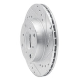 R1 Concepts 1986-1987 Acura Legend Front Right Drilled & Slotted Silver Brake Rotor by R1 Concepts 631-58001R