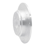 R1 Concepts 1987-1990 Acura Legend Rear Left Drilled & Slotted Silver Brake Rotor by R1 Concepts 631-58002L