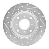 R1 Concepts 1987-1990 Acura Legend Rear Right Drilled & Slotted Silver Brake Rotor by R1 Concepts 631-58002R