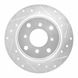R1 Concepts 1987-1990 Acura Legend Rear Right Drilled & Slotted Silver Brake Rotor by R1 Concepts 631-58002R