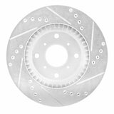 R1 Concepts 1987-1990 Acura Legend Front Left Drilled & Slotted Silver Brake Rotor by R1 Concepts 631-58003L