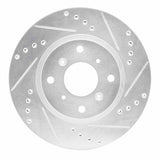 R1 Concepts 1987-1990 Acura Legend Front Right Drilled & Slotted Silver Brake Rotor by R1 Concepts 631-58003R