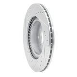 R1 Concepts 1987-1990 Acura Legend Front Right Drilled & Slotted Silver Brake Rotor by R1 Concepts 631-58003R
