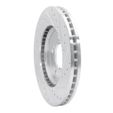 R1 Concepts 1991-1996 Acura NSX Front Left Drilled & Slotted Silver Brake Rotor by R1 Concepts 631-58004L
