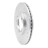 R1 Concepts 1992-1998 Acura TL Front Left Drilled & Slotted Silver Brake Rotor by R1 Concepts 631-58006L