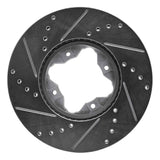R1 Concepts 1992-1998 Acura Vigor Front Right Drilled & Slotted Silver Brake Rotor by R1 Concepts 631-58006R