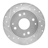 R1 Concepts 1992-1994 Acura Vigor Rear Left Drilled & Slotted Silver Brake Rotor by R1 Concepts 631-58007L