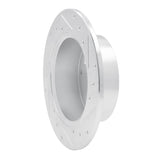 R1 Concepts 1992-1994 Acura Vigor Rear Left Drilled & Slotted Silver Brake Rotor by R1 Concepts 631-58007L