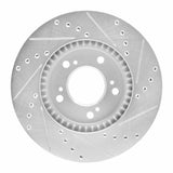 R1 Concepts 1993-1995 Acura Legend Front Left Drilled & Slotted Silver Brake Rotor by R1 Concepts 631-58008L