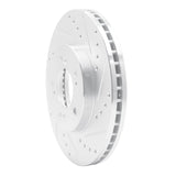 R1 Concepts 1993-1995 Acura Legend Front Right Drilled & Slotted Silver Brake Rotor by R1 Concepts 631-58008R