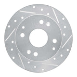 R1 Concepts 1995-1998 Acura TL Rear Right Drilled & Slotted Silver Brake Rotor by R1 Concepts 631-58009R