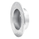 R1 Concepts 1995-1998 Acura TL Rear Right Drilled & Slotted Silver Brake Rotor by R1 Concepts 631-58009R