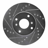R1 Concepts 1998-1999 Acura CL Front Left Drilled & Slotted Silver Brake Rotor by R1 Concepts 631-58010L