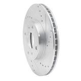 R1 Concepts 1998-1999 Acura CL Front Right Drilled & Slotted Silver Brake Rotor by R1 Concepts 631-58010R