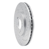 R1 Concepts 1997-2005 Acura NSX Front Right Drilled & Slotted Silver Brake Rotor by R1 Concepts 631-58011R