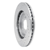 R1 Concepts 1997-2005 Acura NSX Front Right Drilled & Slotted Silver Brake Rotor by R1 Concepts 631-58011R