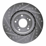 R1 Concepts 1997-2005 Acura NSX Rear Right Drilled & Slotted Silver Brake Rotor by R1 Concepts 631-58012R