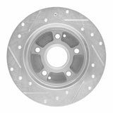 R1 Concepts 1996-1998 Acura TL Rear Right Drilled & Slotted Silver Brake Rotor by R1 Concepts 631-58013R