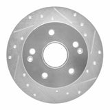 R1 Concepts 1996-1998 Acura TL Rear Right Drilled & Slotted Silver Brake Rotor by R1 Concepts 631-58013R