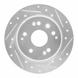 R1 Concepts 99-03 Acura Tl Rear Right Drilled & Slotted Silver Brake Rotor by R1 Concepts RNC-631-58014R