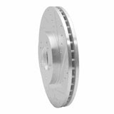 R1 Concepts 1999-2004 Acura RL Front Right Drilled & Slotted Silver Brake Rotor by R1 Concepts 631-58015R