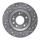 R1 Concepts 1999-2001 Acura RL Rear Left Drilled & Slotted Silver Brake Rotor by R1 Concepts 631-58016L