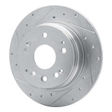 R1 Concepts 2001-2003 Acura CL Rear Left Drilled & Slotted Silver Brake Rotor by R1 Concepts 631-58017L