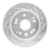 R1 Concepts 2001-2003 Acura CL Rear Right Drilled & Slotted Silver Brake Rotor by R1 Concepts 631-58017R