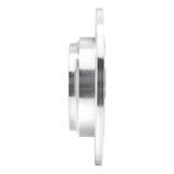 Dynamic Friction 2002-2004 Acura RL Rear Left Drilled & Slotted Silver Brake Rotor by Dynamic Friction Company 631-58018L