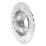 R1 Concepts 1999-2011 Acura TL Rear Right Drilled & Slotted Silver Brake Rotor by R1 Concepts 631-58019R