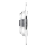 Dynamic Friction 2009-2014 Acura TL Rear Left Drilled & Slotted Silver Brake Rotor by Dynamic Friction Company 631-58023L