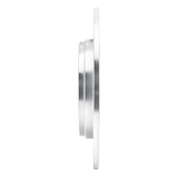 Dynamic Friction 2014-2020 Acura RLX Rear Left Drilled & Slotted Silver Brake Rotor by Dynamic Friction Company 631-58024L