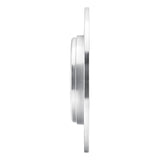 Dynamic Friction 2015-2025 Acura ADX Rear Left Drilled & Slotted Silver Brake Rotor by Dynamic Friction Company 631-58029L