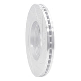 Dynamic Friction 2017-2020 Acura MDX Front Right Drilled & Slotted Silver Brake Rotor by Dynamic Friction Company 631-58031R