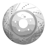 Dynamic Friction 2021-2025 Acura TLX Front Left Drilled & Slotted Silver Brake Rotor by Dynamic Friction Company 631-58035L