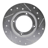 R1 Concepts 1973-1979 Honda Civic Front Left Drilled & Slotted Silver Brake Rotor by R1 Concepts 631-59000L